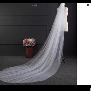 White Cathedral Length Veil
